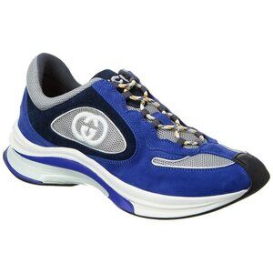 Gucci Run Suede Sneaker Men's Blue